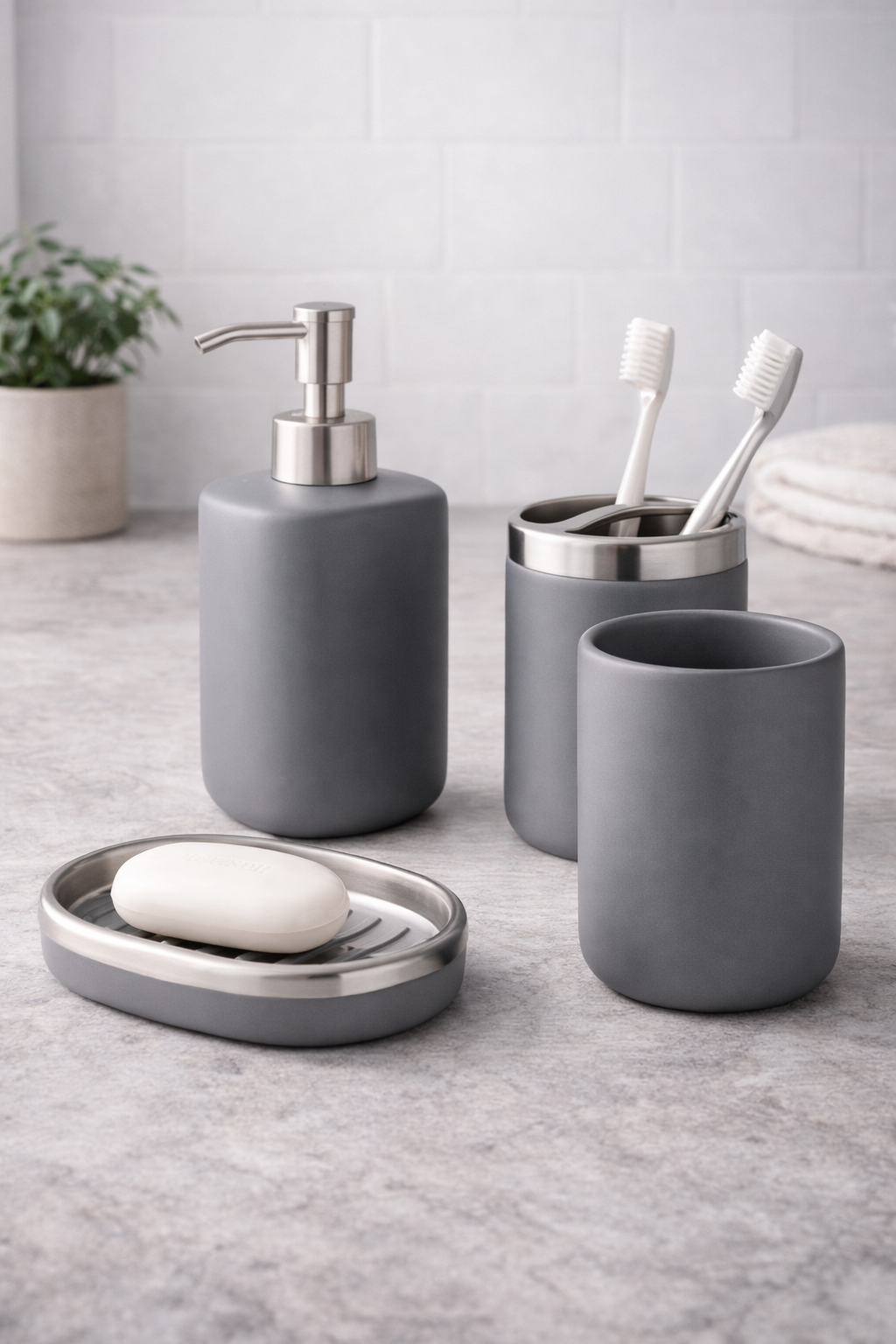 4-Piece Bathroom Set